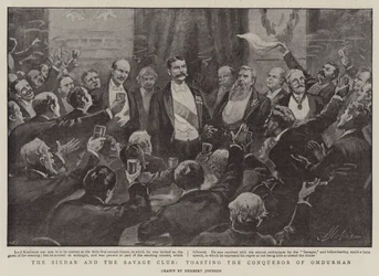 The Sirdar and the Savage Club, Toasting the Conqueror of Omdurman